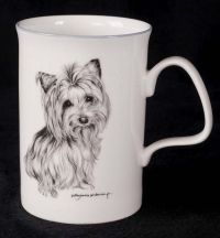 Staffordshire Pollyanna Pickering Yorkshire Terrier Dog Coffee Mug